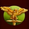 Goldener Adler und Goldmünzen