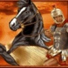 Legionär mit Pferd