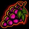 Weintrauben und Melone