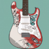 Gitarren und Jimi Hendrix