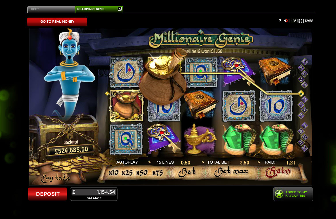 Millionaire Genie Screenshot