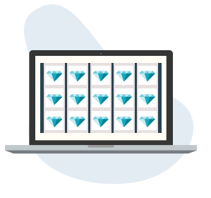 Spielautomaten mit Vollbild